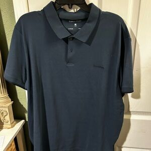 Calvin Klein Men's Dark Blue Polo Shirt